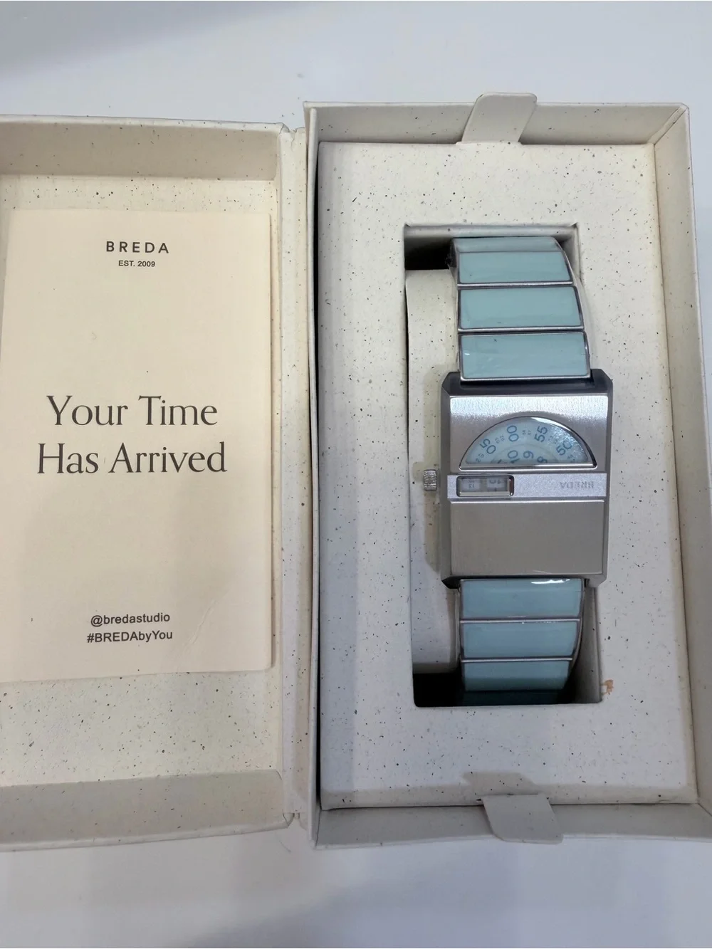 BREDA Pulse Tandem Metal Bracelet Watch